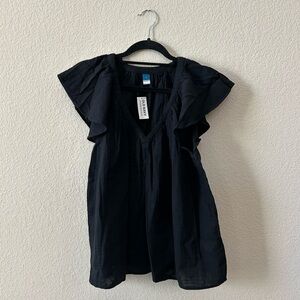 Old Navy Flowy Sleeve Short Sleeve Top - Women's Large | NWT